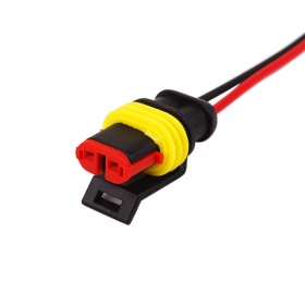 REXANT DJ7021-1.5-21 автомобильный разъем гнездо с проводом 20см