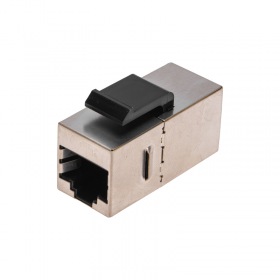 REXANT Адаптер проходной формата Keystone Jack RJ-45 CAT 6 экранированный REXANT