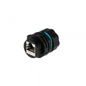 REXANT Индустриальный соединительный модуль, RJ-45(8P8C), STP, CAT 6, IP68 с защитным колпачком для кабеля REXANT