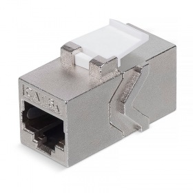 REXANT Адаптер проходной формата Keystone Jack RJ-45 CAT 6A экранированный REXANT ПРОЕКТ