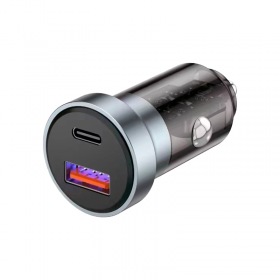 REXANT Автомобильное зарядное устройство c двумя портами (USB-A + USB-C) c LED-подсветкой, 20Вт