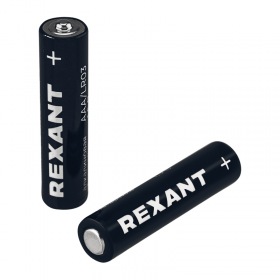 REXANT Батарейка алкалиновая AAA/LR03 мизинчиковая 1,5В блистер 4 шт. REXANT