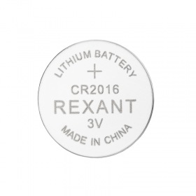 REXANT Батарейка литиевая CR2016 3В блистер 5 шт. REXANT