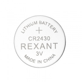 REXANT Батарейка литиевая CR2430 3В блистер 5 шт. REXANT