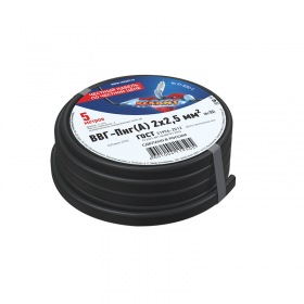 REXANT Кабель ВВГ-Пнг(А) 2x2,5 мм² 5 м ГОСТ REXANT