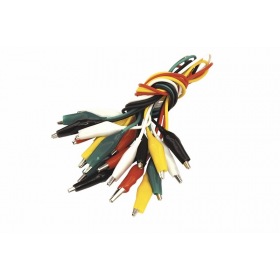 REXANT Зажимы «крокодил» 5 А 40 мм с проводом 10 пар REXANT