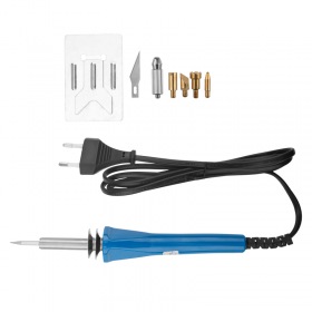 REXANT Набор паяльник-выжигатель (6 насадок) 220 V/30 Вт REXANT