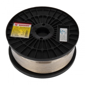 REXANT Трос стальной в ПВХ изоляции d=4.0 мм катушка 100 м REXANT