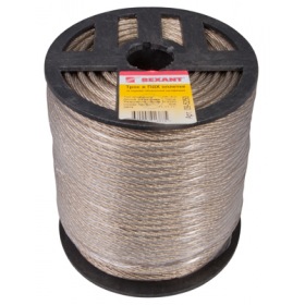 REXANT Трос стальной в ПВХ изоляции d=5.0 мм, катушка 100 м REXANT