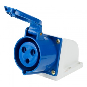 REXANT Розетка 123 стационарная 2Р+РЕ 32А 220В IP44 REXANT