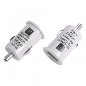 REXANT Автозарядка в прикуриватель USB (АЗУ) (5 V, 1000 mA) белая REXANT