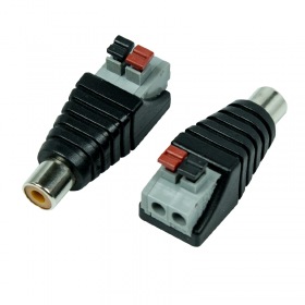 REXANT РАЗЪЕМ гнездо RCA с быстрозажимной колодкой (блистер) REXANT