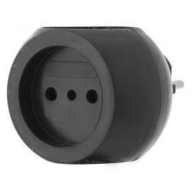 REXANT Тройник электрический Шар 220В, 16А черный