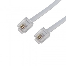 REXANT Телефонный удлинитель 15М белый