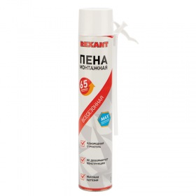 REXANT Пена монтажная всесезонная с трубочкой 65 л REXANT max