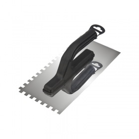 REXANT Гладилка нержавеющая 130х270 мм, зуб 8х8 мм, пластиковая ручка REXANT