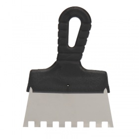 REXANT Шпатель фасадный REXANT 150 мм зуб 10х10 нержавеющая сталь, пластмассовая ручка