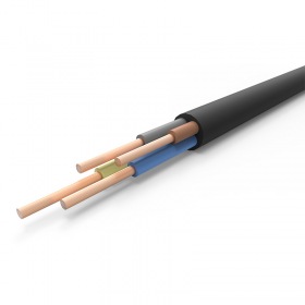 REXANT Кабель промышленный гибкий КГтп-ХЛ 4х4 (3х4+1х2,5) мм², длина 5 метров, ГОСТ REXANT