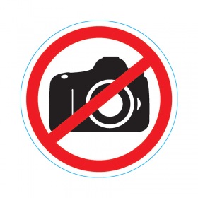 REXANT Наклейка запрещающий знак "Фотосъемка запрещена" 150*150 мм REXANT