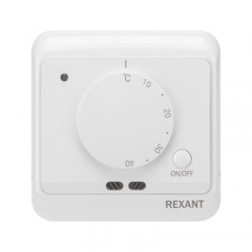 REXANT Терморегулятор механический с датчиком температуры пола и воздуха (R72XT) REXANT
