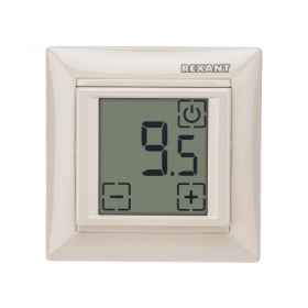 REXANT Терморегулятор сенсорный REXANT RX-419B, бежевый. совместим с Legrand серии Valena