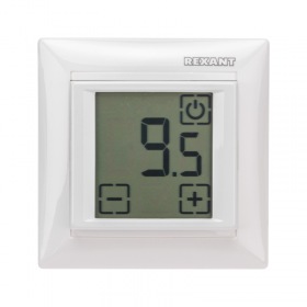 REXANT Терморегулятор сенсорный REXANT RX-419B, белый, совместим с Legrand серии Valena