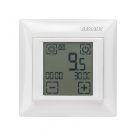 REXANT Терморегулятор сенсорный программируемый REXANT RX-421H,белый, совместим с Legrand серии Valena