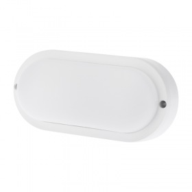 REXANT Светильник светодиодный пылевлагозащищенный REXANT ЖКХ-01 овал 12 Вт 1000 Лм IP65 177 мм 6500 K с датчиком движения