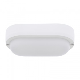 REXANT Светильник светодиодный пылевлагозащищенный REXANT ЖКХ-01 овал 8 Вт 700 Лм 155 мм IP65 6500 K