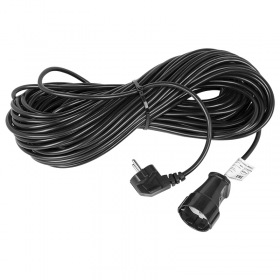 REXANT Удлинитель-шнур REXANT ПВС 3х0.75, 30 м, с/з, 6 А, 1300 Вт, IP44, черный (Сделано в России)