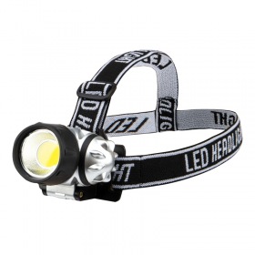 REXANT Фонарь налобный поворотный COB, 3 х AAА, увеличенное время работы, ремень в комплекте