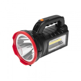 REXANT Прожектор поисковый с головным и боковым светом, со встроенным аккумулятором и встроенным зарядным устройством, зарядка напрямую от сети 220 В (евророзетка), плечевой ремень в комплекте