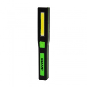 REXANT Рабочий универсальный фонарь СОВ 100%-50% – пульсирующий режим, 3 х ААА