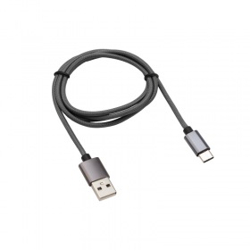 REXANT Кабель USB-Type-C/3A/nylon/grafit/1m/REXANT