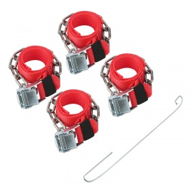 REXANT Цепи (браслеты) противоскольжения REXANT для легковых автомобилей, однорядные, к-т 4 шт.