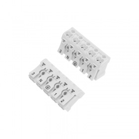 REXANT Клемма пружинная соединительная КСП 5-полюсная (50 шт./уп.) REXANT