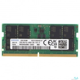 Samsung Память DDR5 32GB 4800MHz Samsung M425R4GA3BB0-CQK OEM PC5-38400 CL40 SO-DIMM 262-pin 1.1В dual rank OEM
