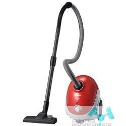 Samsung Samsung VCC5251V3R/XEV Пылесос, мешок, 1800 Вт, красный/ серый