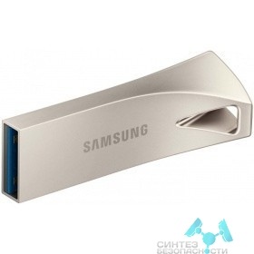 Samsung Флеш накопитель 64GB SAMSUNG BAR Plus, USB 3.1, 200 МВ/s, серебристый